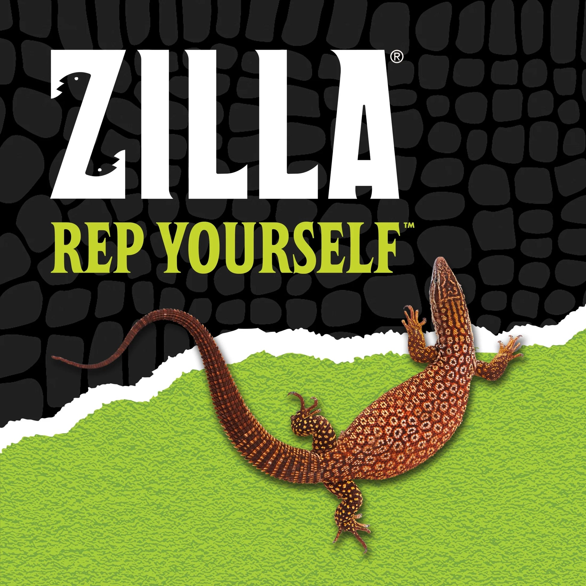 Zilla Reptile Terrarium Liner Green 33L/40L/55 Gallon