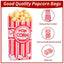 VOISEN Paper Popcorn Bags,100 Pack 1Oz Popcorn Bags Individual Servings, Popcorn Bag Bulk for Popcorn Machine,Movie Nights Pop Corn Bags