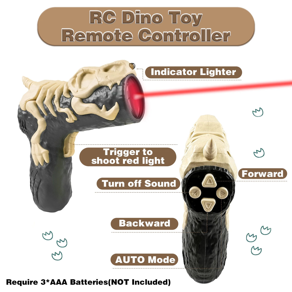 Richgv Remote Control Dinosaur Toys for Boys Kids, Electronic RC Robot Toy Walking Roaring Spray Dinosaur Gift for Birthday Christmas for Kids 3-8 Year