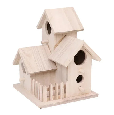 Bird House,Bird House for Outside,Wooden Bird Houses for outside Hanging,Birdhouse Outdoor Nesting Box for Wild Bird Viewing (Copy)