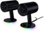 Razer Nommo Chroma: Custom Woven 3" Glass Fiber Drivers - Rear-Facing Bass Ports - Bass Knob W/Automatic Gain Control Chroma Enabled - Full Range 2.0 PC Gaming Speakers, Black