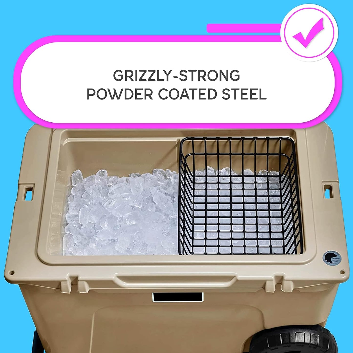 Cooler Basket for YETI Tundra Haul, YETI Roadie 48, and YETI Roadie 60 - Wire Co