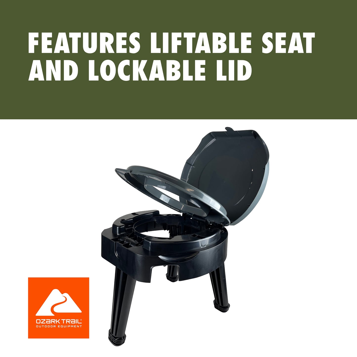 Ozark Trail Folding Portable Toilet