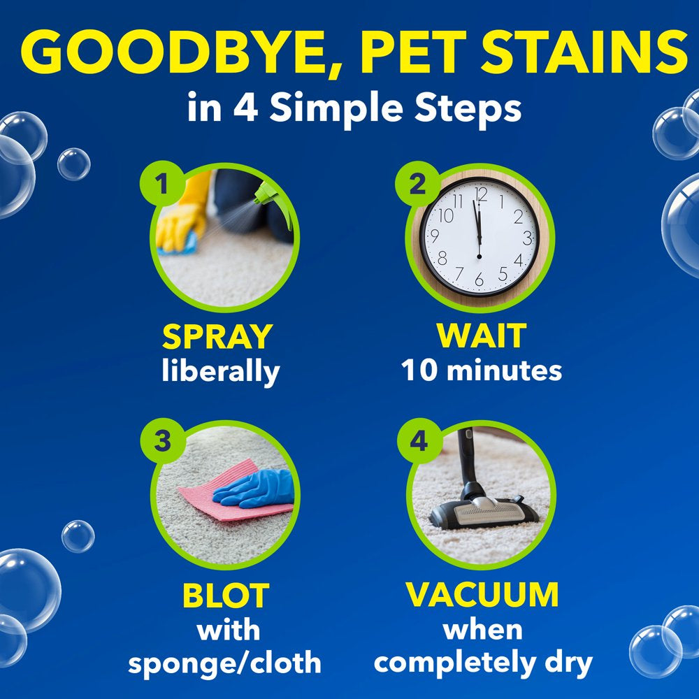 Oxiclean Carpet and Rug Pet Stain and Odor Remover Spray, 24 Fl Oz
