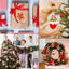16Pcs Gingerbread Man Ornaments for Christmas Tree, Cute Gingerbread Chritmas Decorations for Xmas Tree Hanging Decor DIY Craft Party Supplies