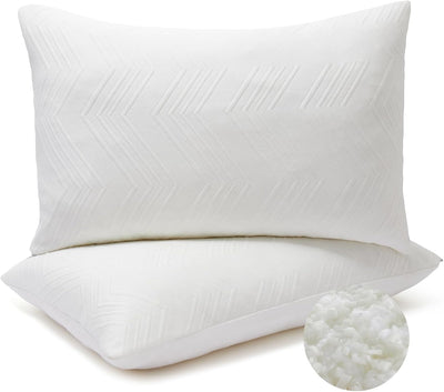 Adjustable Pillows, Standard Size Bed Pillows for Sleeping 2 Pack, Memory Foam Pillows - Medium Firm Back, Stomach and Side Sleeper Pillows