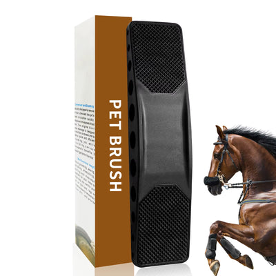 Horse Grooming Brush, Horse Brushes, Horse Massage Comb, Upgraded TPR Horse Hair Brush, Pet Grooming Supplies Set for Horse Dog