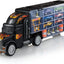 Toy Truck Transport Car Carrier - Toy Truck Includes 6 Toy Cars and Accessories - Toy Trucks Fits 28 Toy Car Slots - Great Car Toys Gift for Boys and Girls - Original by Play22Usa
