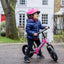 Strider 12 Sport, No Pedal Balance Bike for Kids Ages 1–4 Years, Pink
