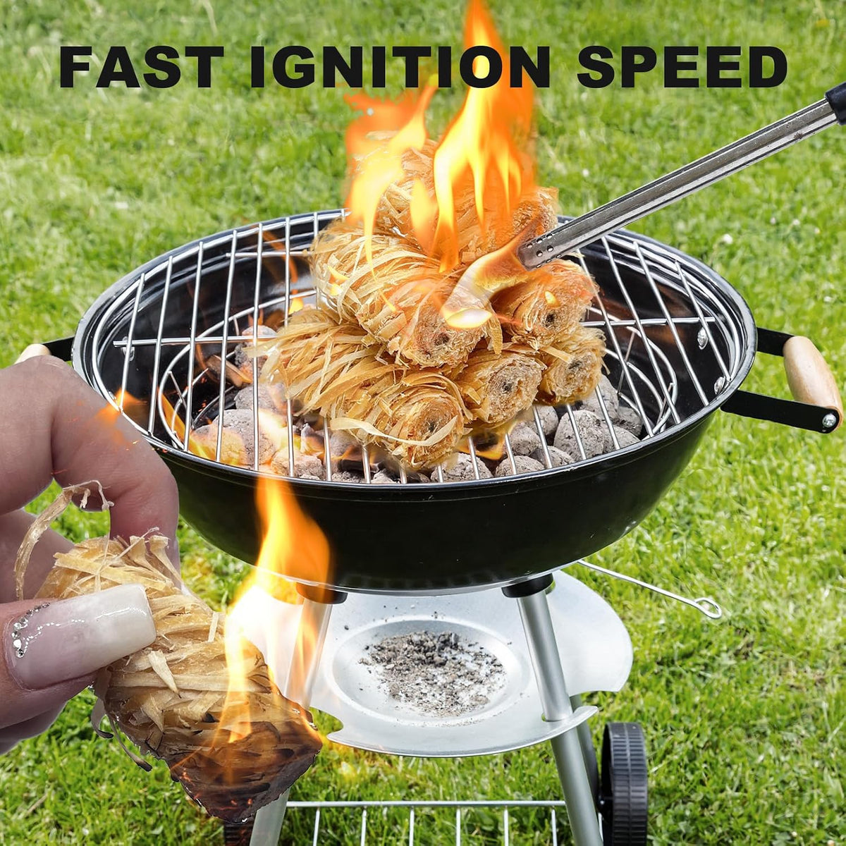 72 PCS Fire Starter, Fire Starter for Campfire, Light Compact Gear