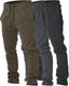 Ultra Performance 3 Pack Mens Fleece Wide Leg Sweatpants with Pockets, Open Bottom Workout Sweatpants for Men