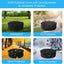 LS'BABQ 40" Fire Pit Surround Tabletop with Waterproof Cover for Solo Stove Bonfire & Ranger, round Outdoor Fire Pit Table for Most Wood-Burning Stoves under 22" Dia for Camping, Powder-Coated Steel
