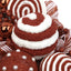 Northlight Peppermint and Berries Small Christmas Wreath - 20" - Unlit