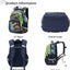3Pcs Boys Dinosaur Backpack Set with Lunch Box Pencil Case, School Book Bag for Kids Elementary Preschool 1