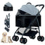 3-In-1 Pet Dog Stroller, Dog Wagon with Removable Carrier, Cat Stroller for Medium Dogs up to 55Lbs