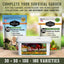 Unlock Your Green Thumb with the 100 Pack Farmer's Kit of Non-GMO Heirloom Vegetable Seeds - Perfect for Emergency Preparedness and Sustainable Gardening!