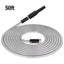 Stainless Steel Metal Garden Water Hose Pipe Flexible Lightweight 25/50/75/100FT