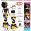 Dollbie 6 Pack African American Fashion Dolls Set with Mix & Match Outfits – 11.5" Posable Black Dolls & 5 Accessories Each (Crown, Necklace, Headscarf & More) + Pink Gift Case
