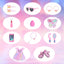 DONTNO 14.5 Inch Black Doll and Baby Doll Clothes and Accessories,Including Phone Sunglasses Shoes Makeup Accessories and Butterfly Theme Dress Best Gift for Girls Kids