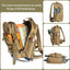BLISSWILL Outdoor Tackle Bag - Large Water-Resistant Fishing Backpack