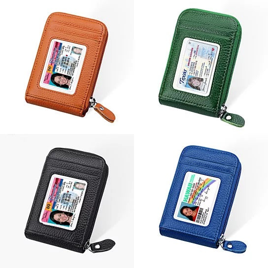 Zip Vault RFID Blocker Card Holder And Wallet