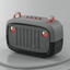 Retro Look FM Radio And Bluetooth Speaker