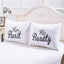 His Hers Couples Pillowcases,2Pcs Her Beast and His Beauty Pillow Case,Cute Couples Gifts Wedding Gifts V-Day Gifts for Girlfriend Boyfriend