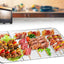 Teamfar Baking Sheet with Rack Set (2 Pans + 2 Racks), Stainless Steel Baking Pan Cookie Sheet for Baking, Non Toxic & Healthy, Easy Clean & Dishwasher Safe - 4 Pack