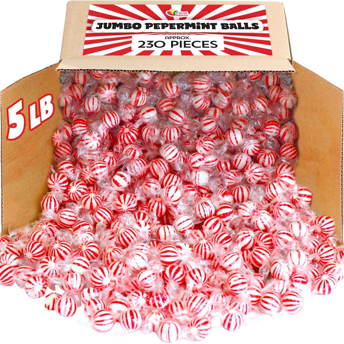 Bulk Lollipops & Candy Mix 5 Lbs Assorted Fruit, Mint & Party