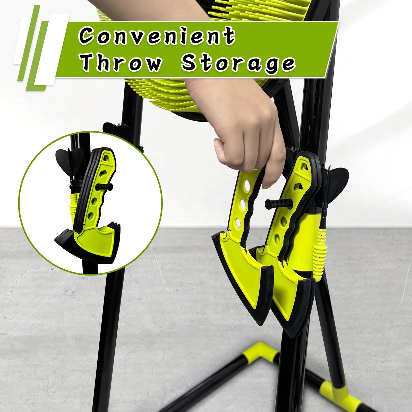 Losbenco Axe Throwing Target Game, Axe Throw & Lawn Dart Target Sets Including 3 Throwing Axes, 6 Darts and 6 Bow Arrows for Indoors and Outdoors Backyard Game