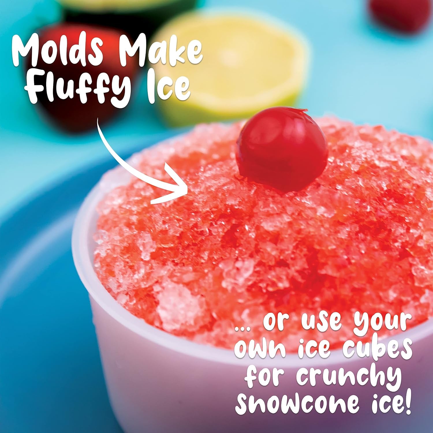 Hawaiian Shaved Ice S777 Snow Cone and Shaved Ice Machine Featuring Blade Adjustment Knob Bundled with Hawaiian Shaved Ice Syrup Gallon 4-Pack