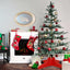 Christmas Tree Stand, Xmas Tree Base Stand, Christmas Tree Holder for Real Trees, Fits up to 8FT Real and Artificial Trees, Red
