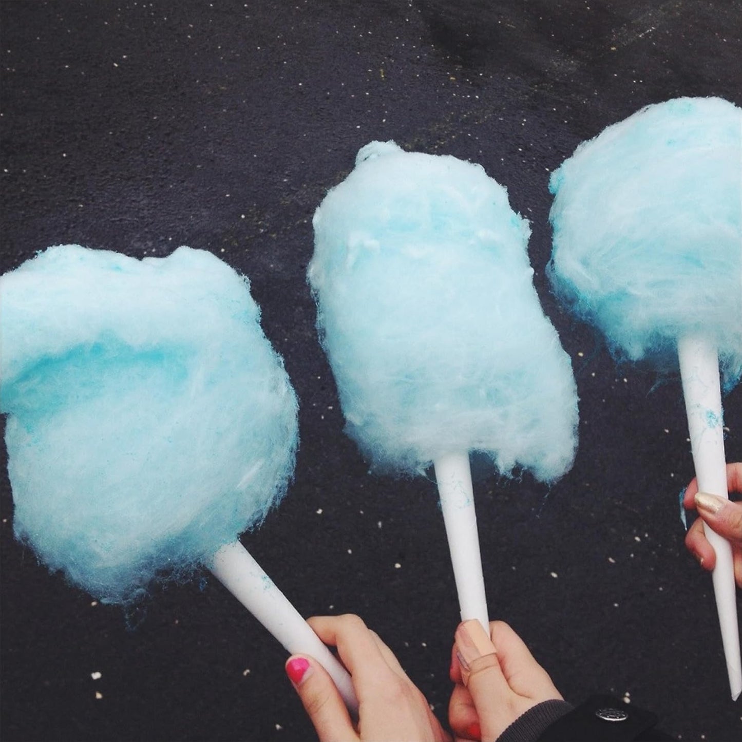 Cotton Candy Floss Sugarblue Raspberry, Pink Vanilla, & Cherry- 3.25 Lbs per Carton. Total 9.75Lbs