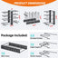 PHANCIR Pots and Pans Organizer Rack, 3 DIY Methods Adjustable 8-Tier Pot and Pan Rack, Metal Heavy Duty Organizer with Anti-Slip Silicone Pad for Cabinet Kitchen Organization Storage