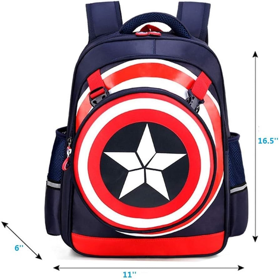 Kids Backpack Children School Bag Comic Waterproof Book Bag Travel Bag for Boys