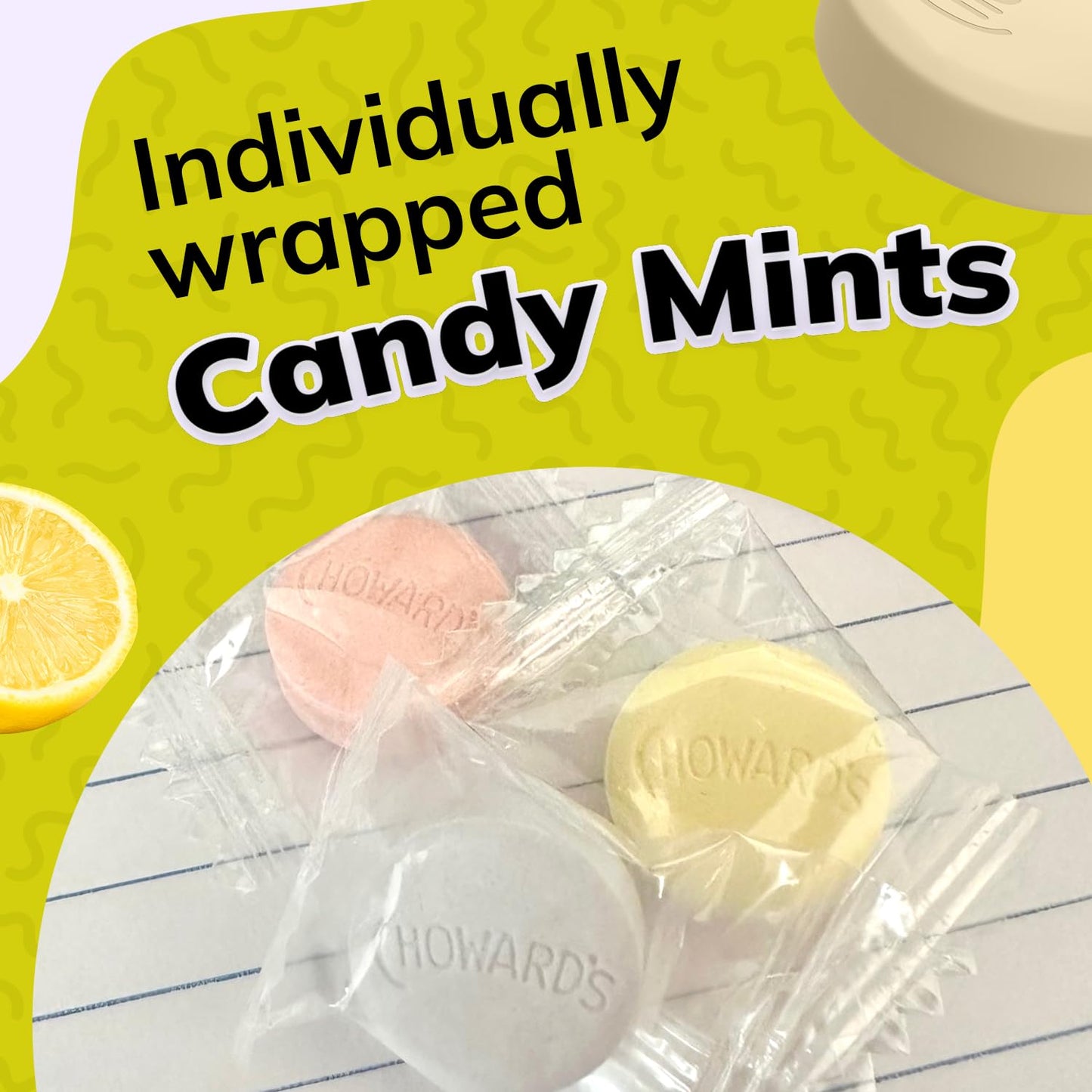 Choward'S Lemonmint Candy Bags | Unique Aromatic Flavors for Everyday Freshness | Perfect for Travel, Sharing, and Gifting | Distinctive Taste in Convenient Packaging | (Pack of 3, 49 Pieces)