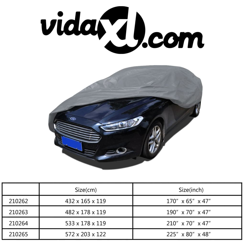 vidaXL Car Cover Nonwoven Fabric M