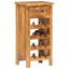vidaXL Wine Cabinet 15.7"x11.8"x31.5" Solid Acacia Wood