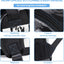 MUSEVOS Clear Backpack Stadium Approved, Heavy Duty See through Book Bag, Black Transparent