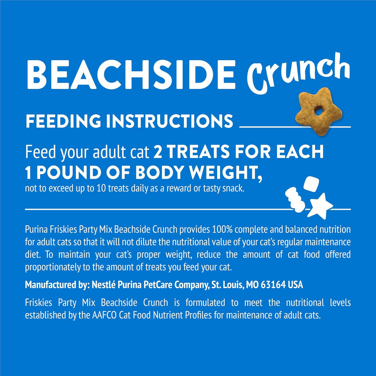 Friskies Purina Party Mix Beachside Crunch Treats, 30 Oz Pouch