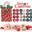 Christmas Gift Box 500Pcs round Labels Christmas Sticker Candy Bag Flower Gift Box Cake Boxes Packaging New Year Stickers