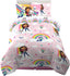 Gabby'S Dollhouse Kids Twin Size Bedding, 5 Piece Super Soft Cozy Reversible Comforter and Sheet Set with Sham, (Officially Licensed Product) by Franco