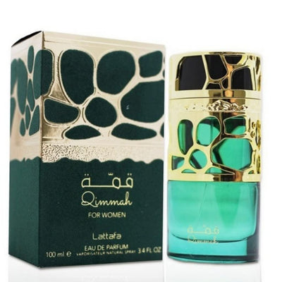 Lattafa Perfumes Qimmah for Women EDP (Eau De Parfum) - 100ML (3.4 Oz) |Featuring Notes: Cedar, Oudh, Myrrh, Amber, Lavender I | Cedar, Oudh, Myrrh, Amber, Lavender
