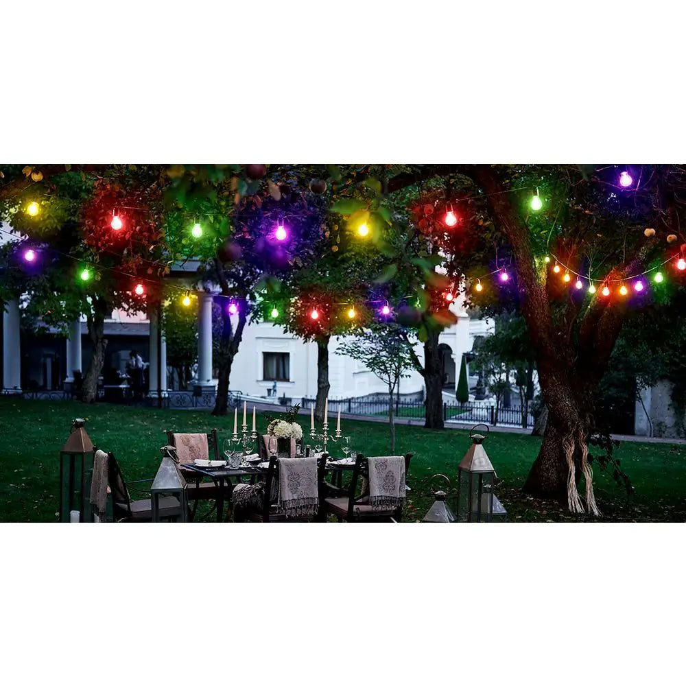 22-Watt Equivalent A19 LED Red Light Bulbs Medium E26 Base in Red (6-Pack)