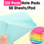 120 Pads Sticky Notes 3X3, Self-Stick Pads Bulk Bright Colors, School Supplies, Office Products, 50 Sheet/Pad