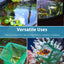 Pawfly Aquarium Fish Net with Braided Metal Handle Square Net with Soft Fine Mesh Sludge Food Residue Wastes Skimming Cleaning Net for Fish Tanks Small Koi Ponds and Pools