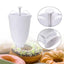 Donut Maker with Plunger Dispenser, 10Cm Baking Tool for Uniform Donuts, Easy Squeeze Creative Dessert Mold