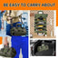 Tool Bag, Tool Bags for Men, Heavy Duty Tool Organizer, Portable Roll up Tool Bag Gifts for Him, Mechanic, Electrician and Hobbyist, Car Tool Roll Organizer -Green