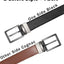 Maikun Belts for Men Reversible Leather Belt Dress Casual Men Belts One Belt Reverse for 2 Sides