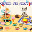 WISESTAR Tea Party Set for Little Girls, 50 Pcs Kids Tea Set, Ages 3-10